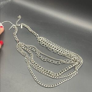 Elegant Silver Chain Necklace